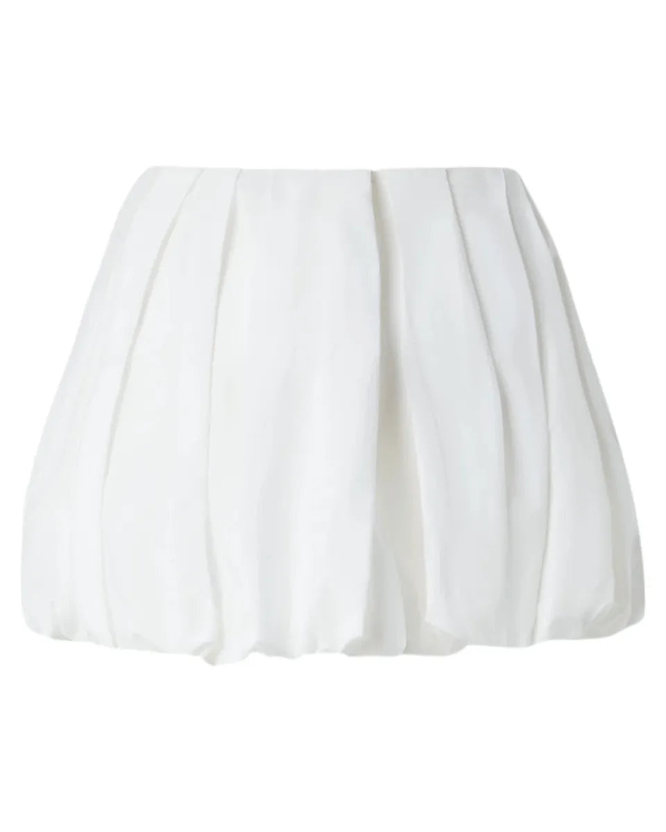 Minigonna Balloon in Popeline A Pieghe con Tasche-Gonne-Pinko-Vittorio Citro Boutique