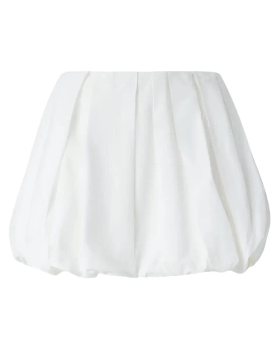 Minigonna Balloon in Popeline A Pieghe con Tasche-Gonne-Pinko-Vittorio Citro Boutique