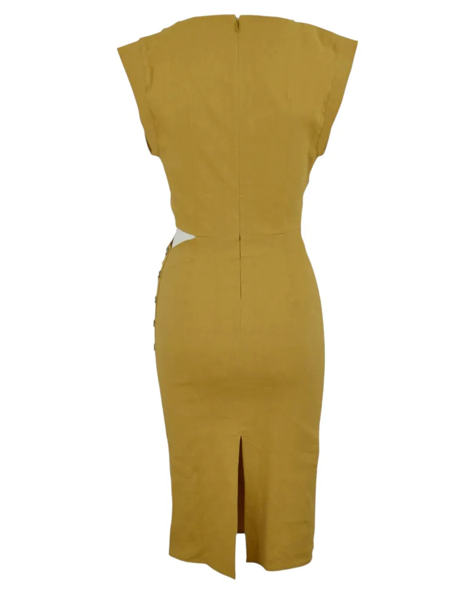 Abito Longuette con Bottoni Laterali-Abiti-Pinko-Vittorio Citro Boutique