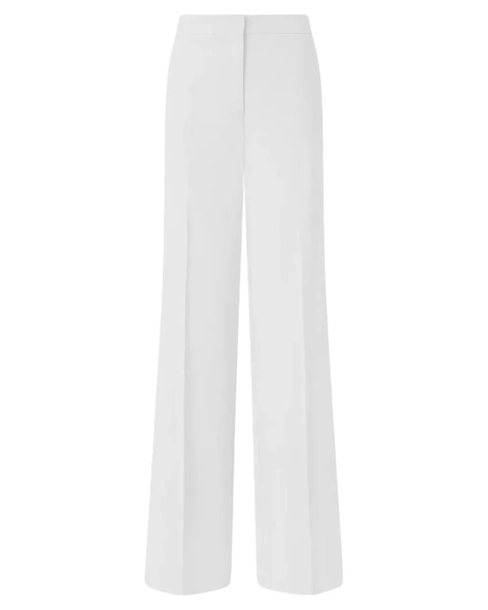 Pantaloni in Lino Stretch con Pieghe e Tasche-Pantaloni-Pinko-Vittorio Citro Boutique