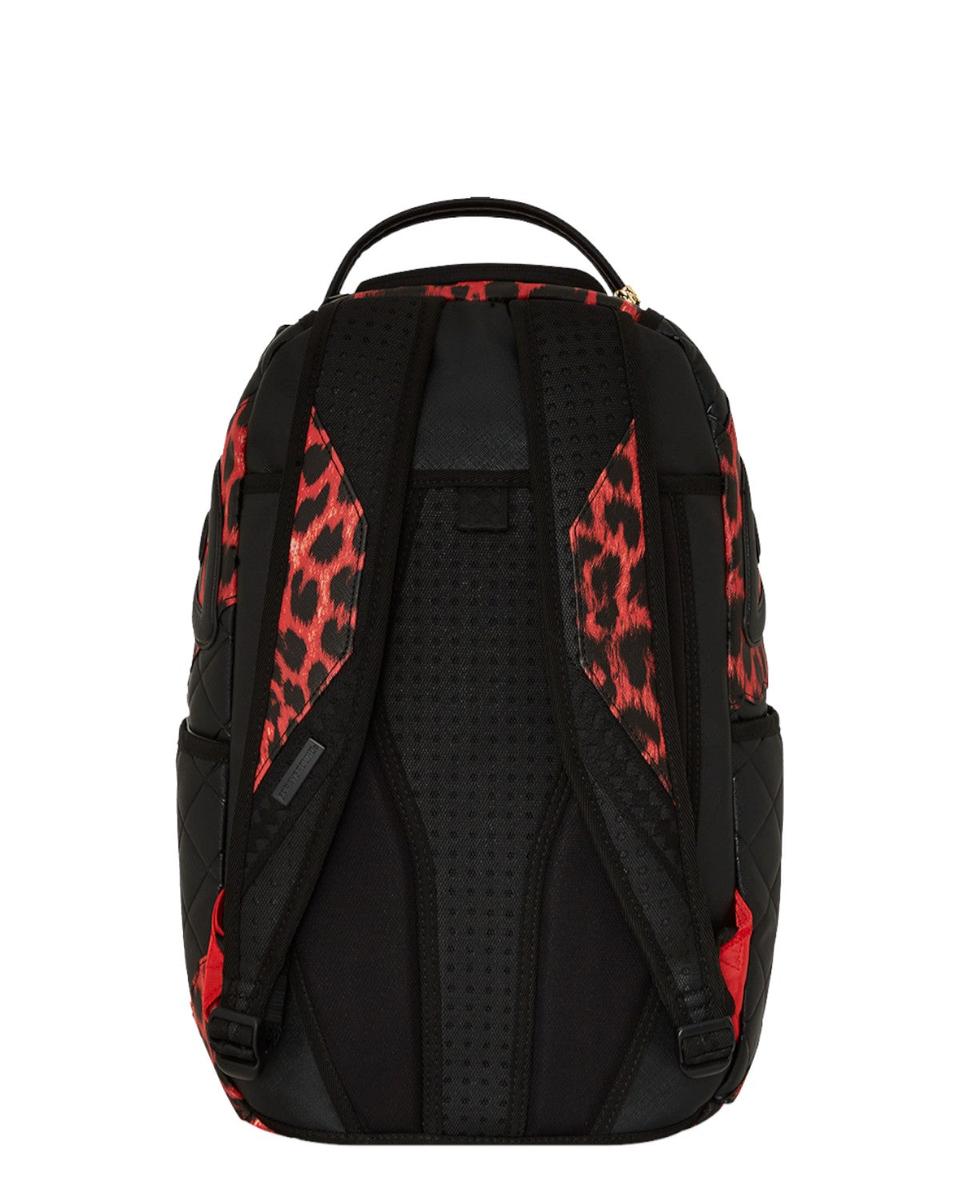 Red Leopard Puffer DLX-Sprayground-Zaini-Vittorio Citro Boutique