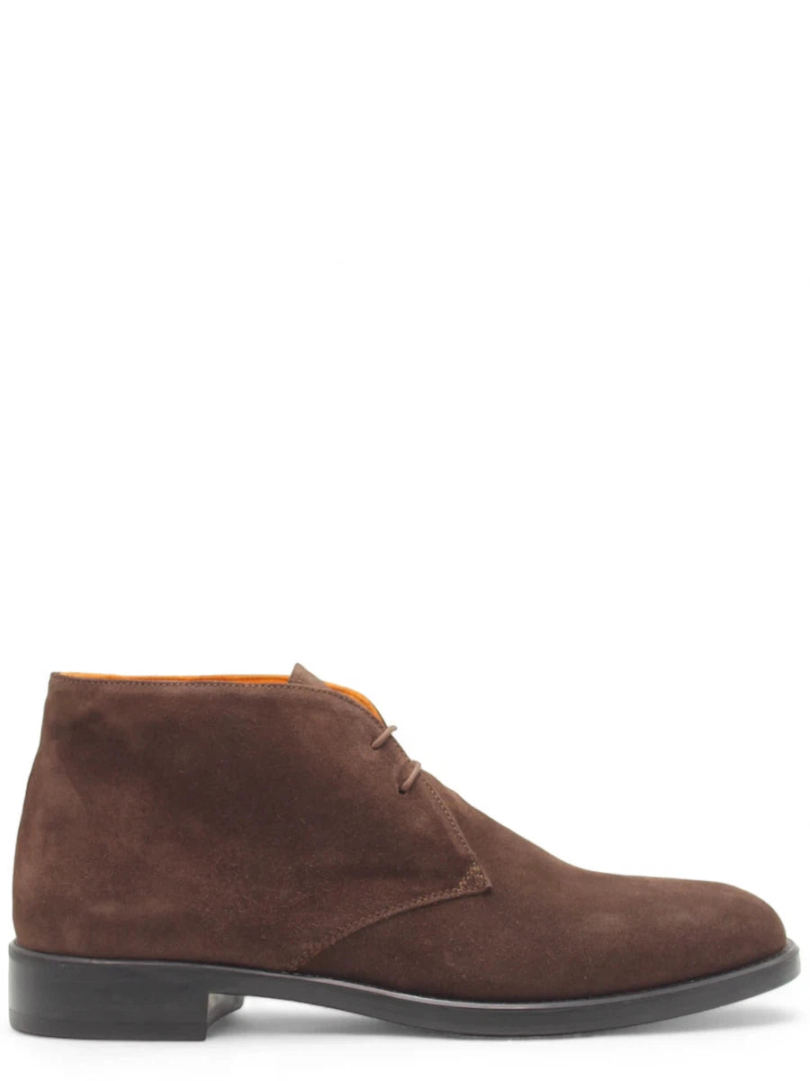 Acquista Polacchine Uomo in Camoscio Marrone Calzature Italiane