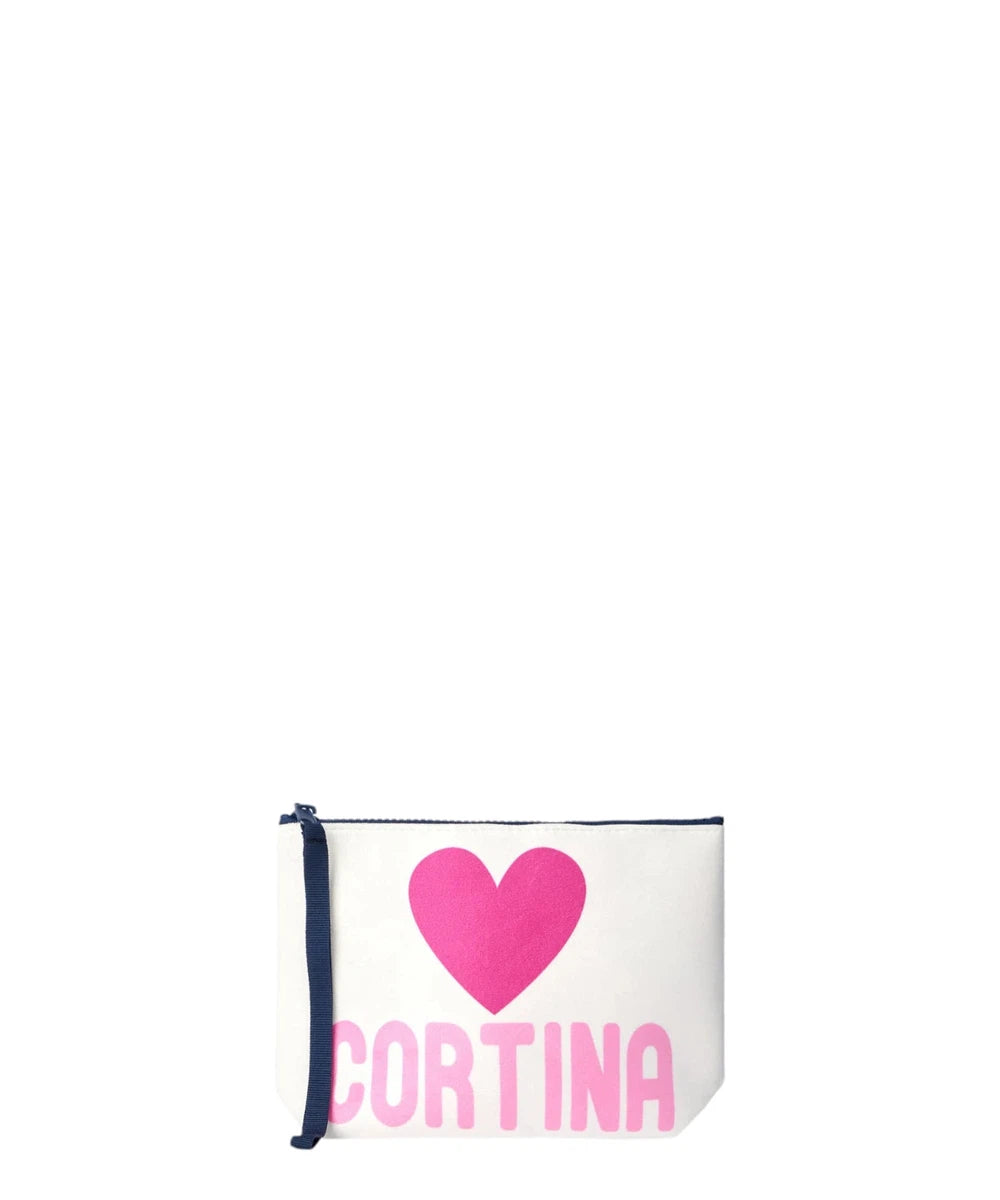 Pochette Le Pandorine Cactus Aline Wool Clutch Love Cortina Print