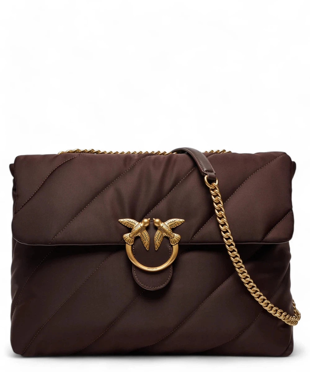 Borsetta Tracolla Borse Pinko Bag Tessuto Borsa Grande Trapuntata