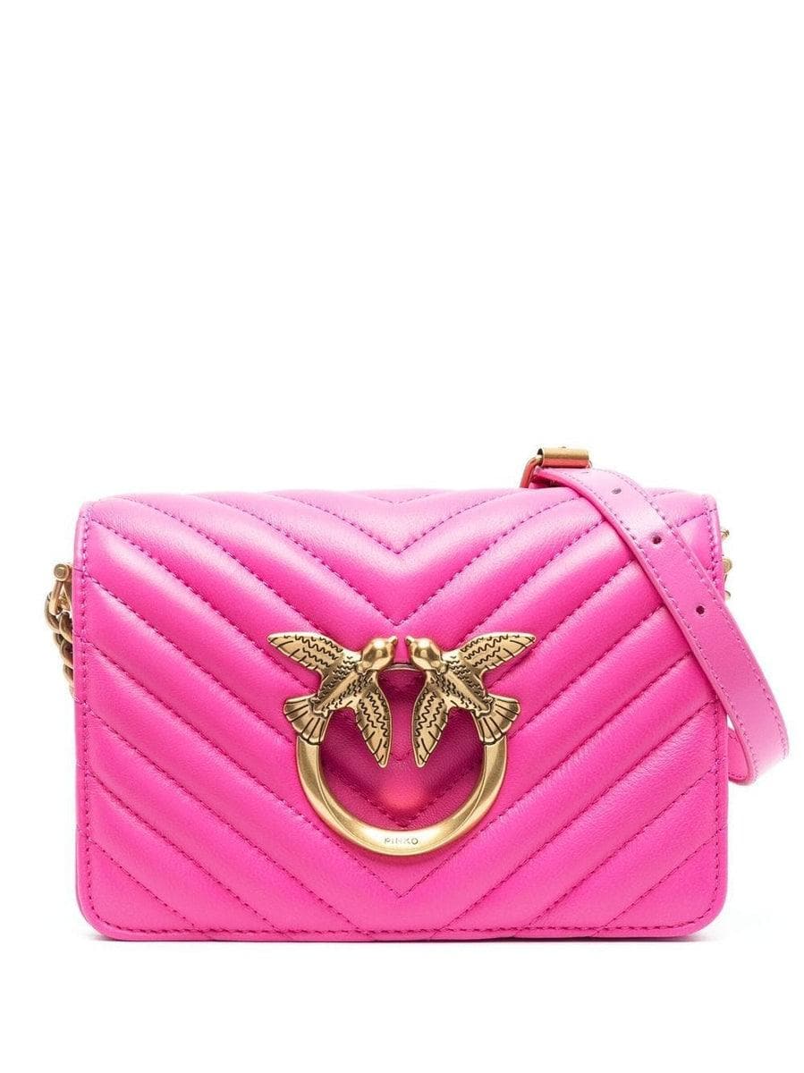 PINKO Love click mini v quilt cl SHOULDER BAGS – Vittorio Citro