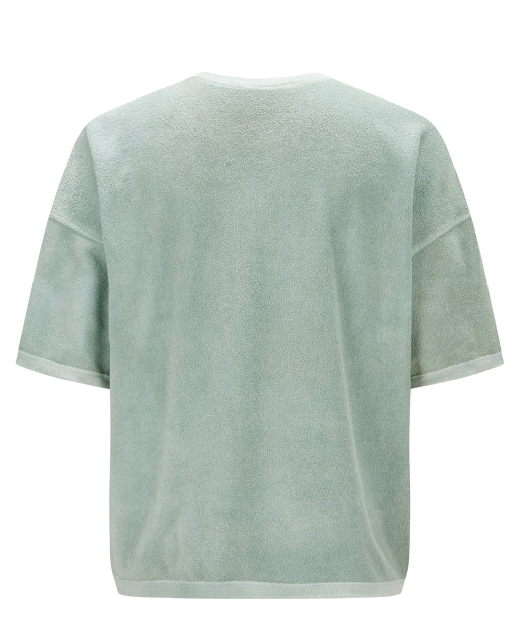 Girocollo mc spugna nuvoloso-T-shirt-Roberto Collina-Vittorio Citro Boutique