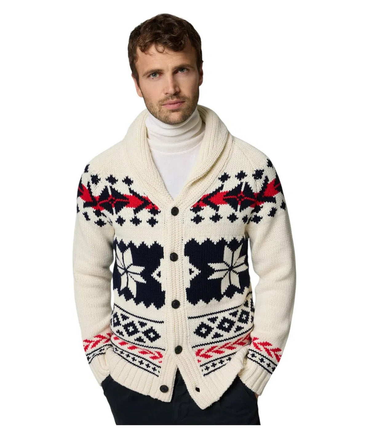 Cardigan Nordic aztec-Mc2 Saint Barth-Maglieria-Vittorio Citro Boutique