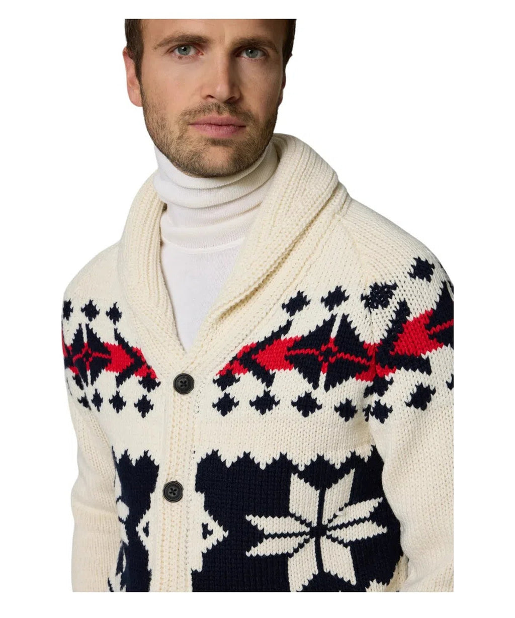 Cardigan Nordic aztec-Mc2 Saint Barth-Maglieria-Vittorio Citro Boutique