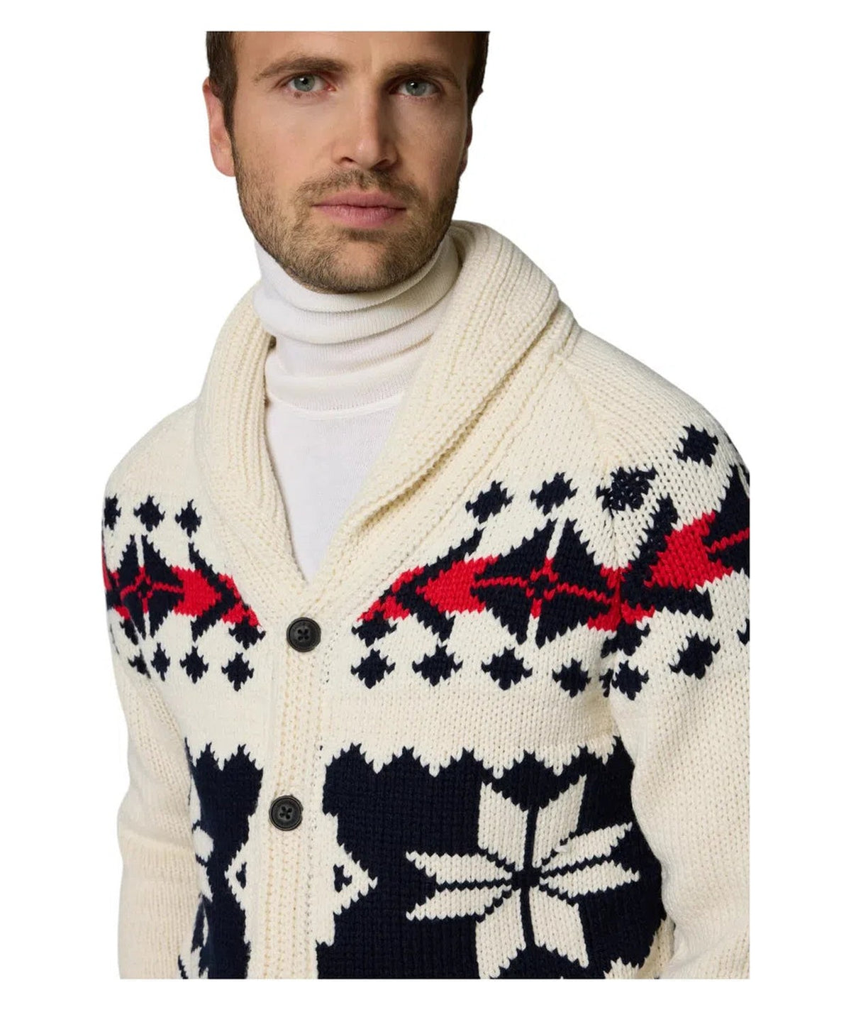 Cardigan Nordic aztec-Mc2 Saint Barth-Maglieria-Vittorio Citro Boutique