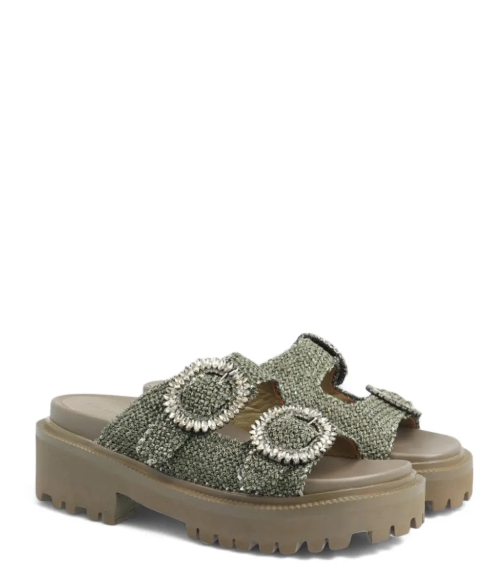 Sandali PEACH in Rafia con Piattaforma Anatomica-NOA HARMON-Sandali-Vittorio Citro Boutique