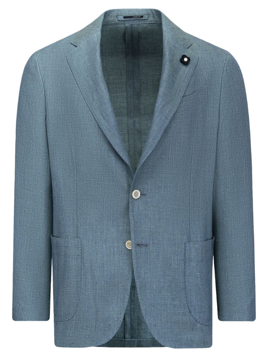 Giacca due bottoni in lino-Lardini-Giacche-Vittorio Citro Boutique