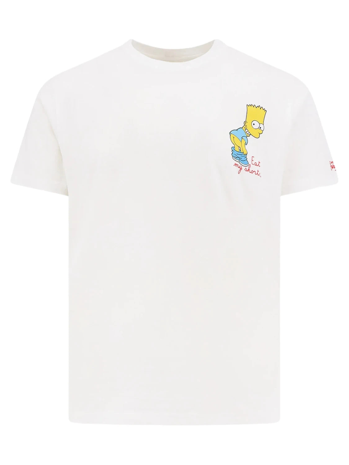 T-Shirt Cotone Organico "Bart Eat Shorts"-Mc2 Saint Barth-T-shirt-Vittorio Citro Boutique