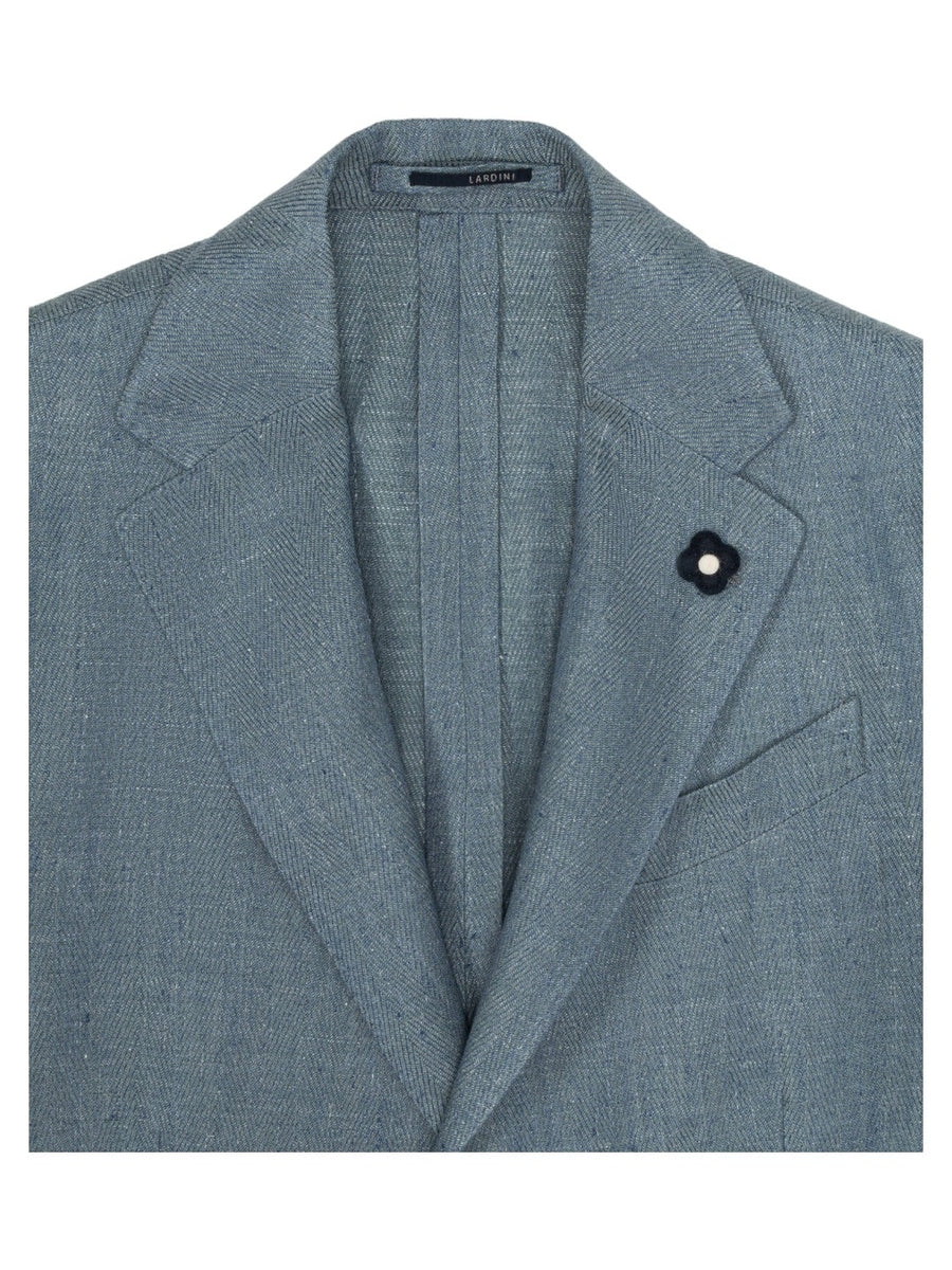 Giacca due bottoni in lino-Lardini-Giacche-Vittorio Citro Boutique