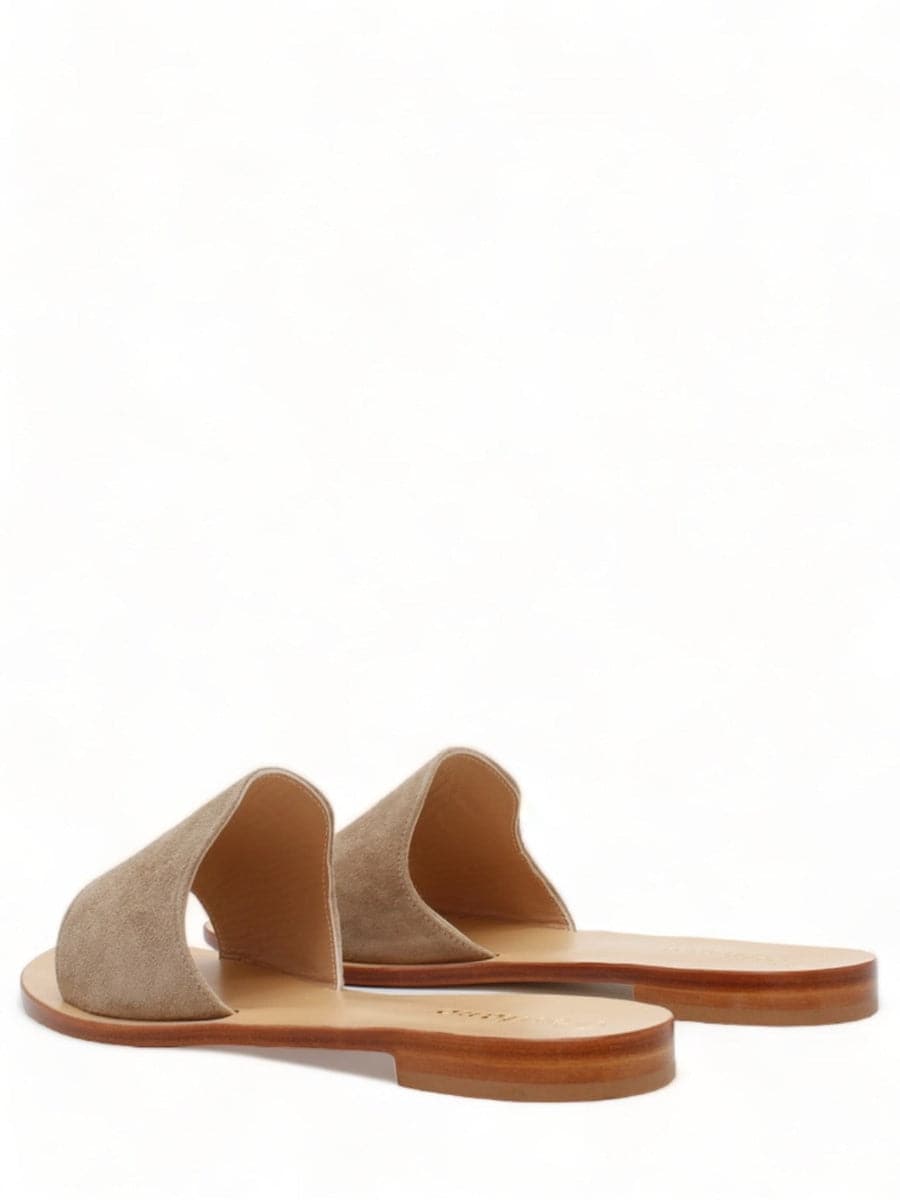 Slippers in camoscio-Capri Vittorio Citro-Sandali-Vittorio Citro Boutique
