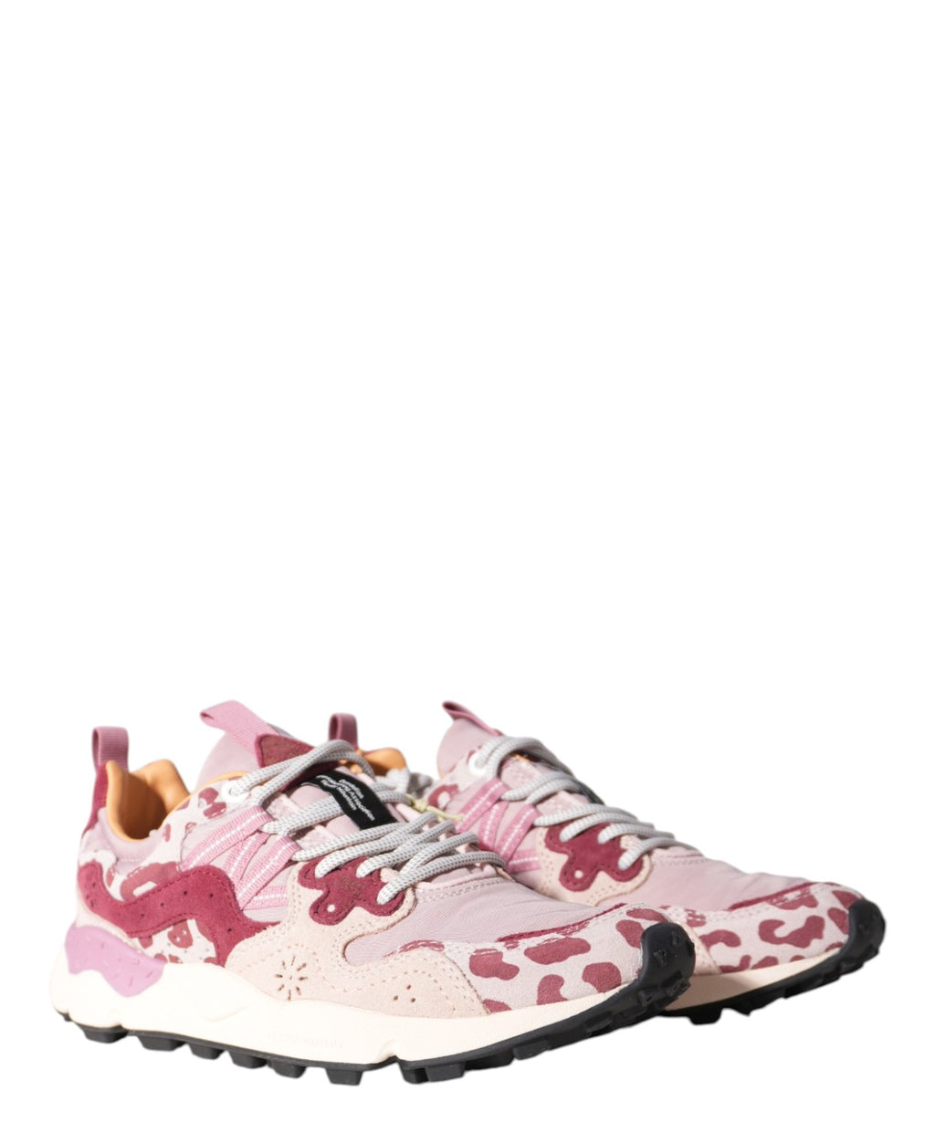 Sneakers Flower Mountain Yamano 3 in Suede e Cavallino