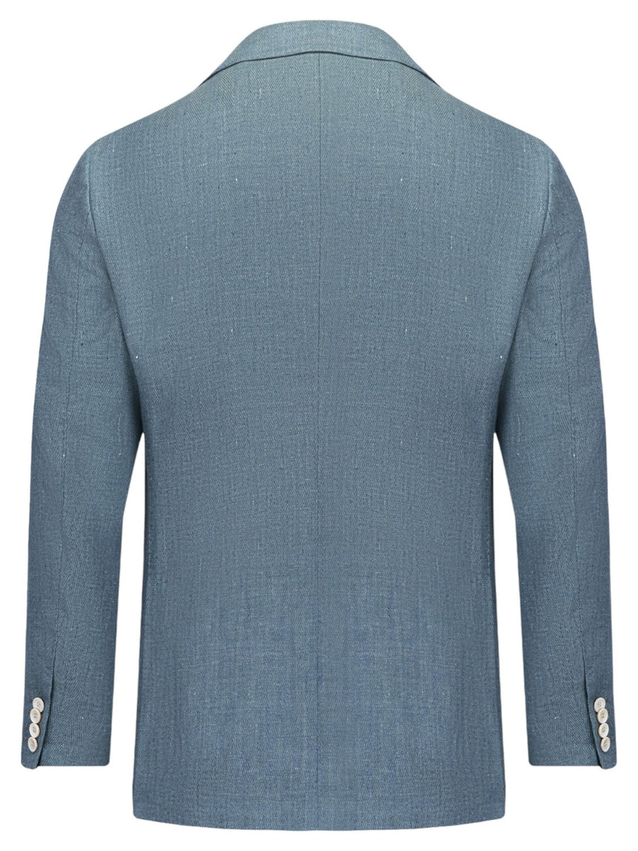 Giacca due bottoni in lino-Lardini-Giacche-Vittorio Citro Boutique