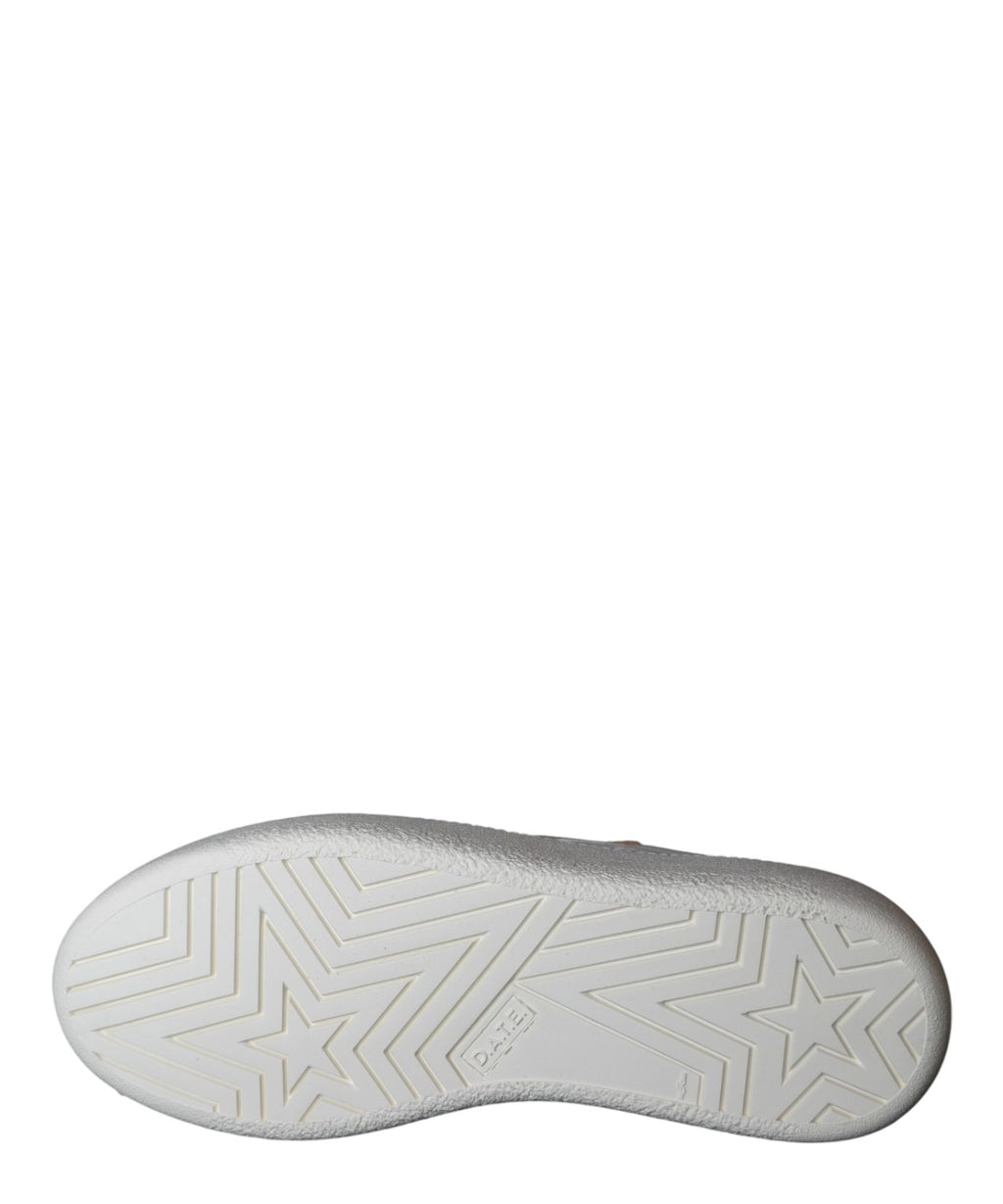 D.A.T.E. Sneakers Court Platform Laminated Sølv
