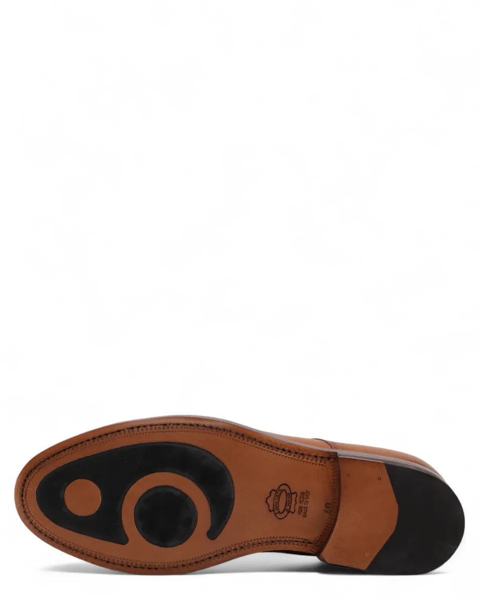 Scarpe in Crust Cuoio-Graziano Salvatelli-Stringate-Vittorio Citro Boutique