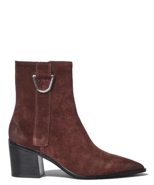 Coccinelle Stivaletti Camperos in Suede con Tacco 7 cm