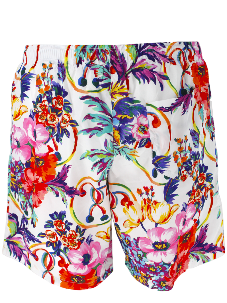 Boxer da bagno stampa fiori-Costumi da bagno-Moschino-Vittorio Citro Boutique