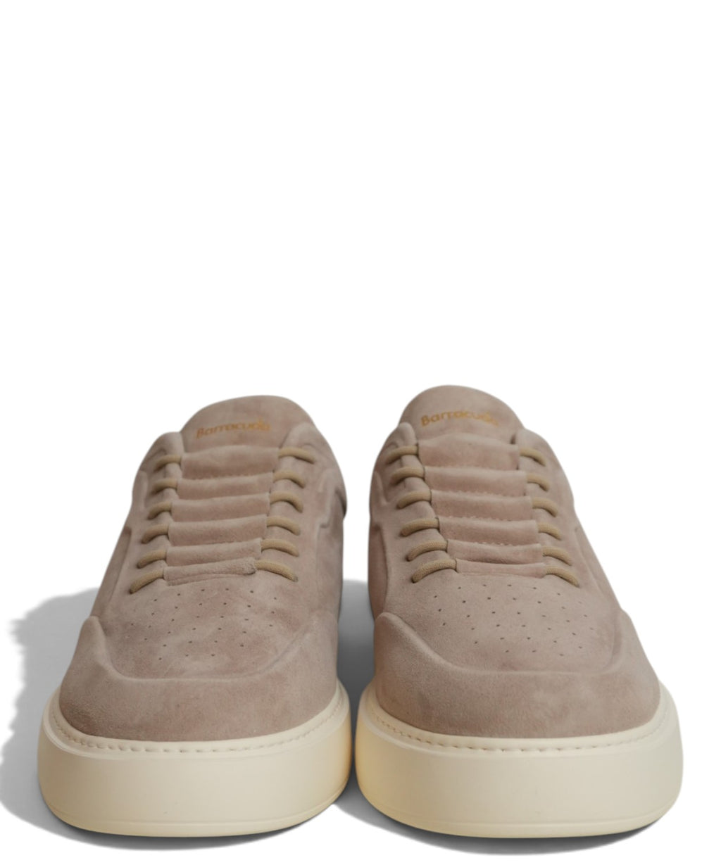 Sneakers Uomo Barracuda Phoenix in Suede Beige
