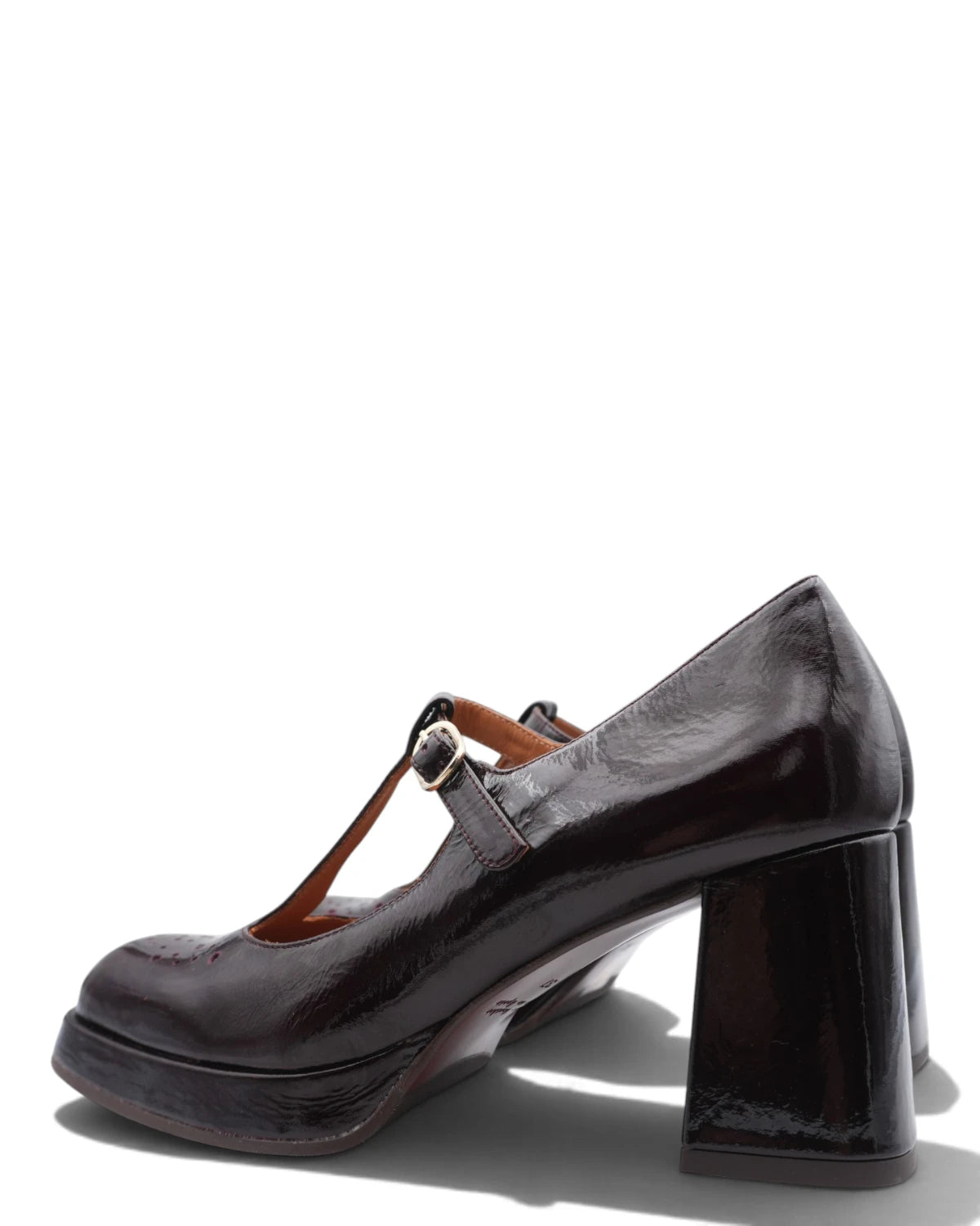 Buty damskie Chie Mihara Kayla ze skóry w kolorze burgundowym