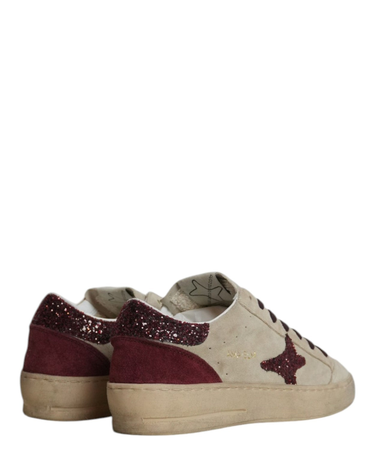 Sneakers Ama Brand Slam in Suede con Stella Glitter