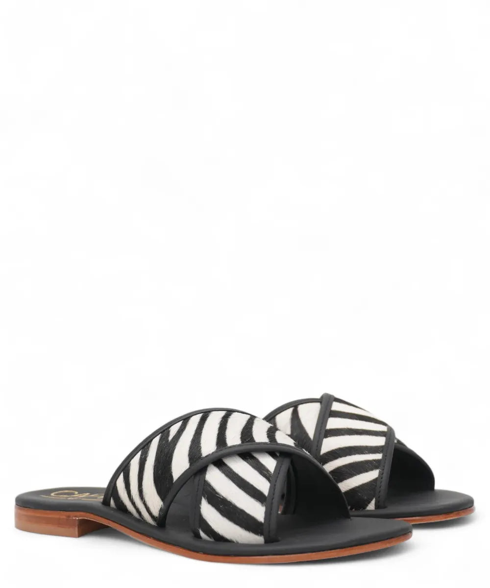 Sandalo Capri Artigianale Animalier in Cavallino-Capri Vittorio Citro-Ciabatte-Vittorio Citro Boutique