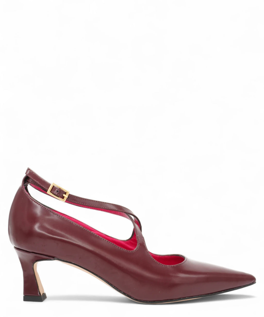 Décolleté Bordeaux Donna Tacco 5cm-Vittoriocitro-Décolleté-Vittorio Citro Boutique