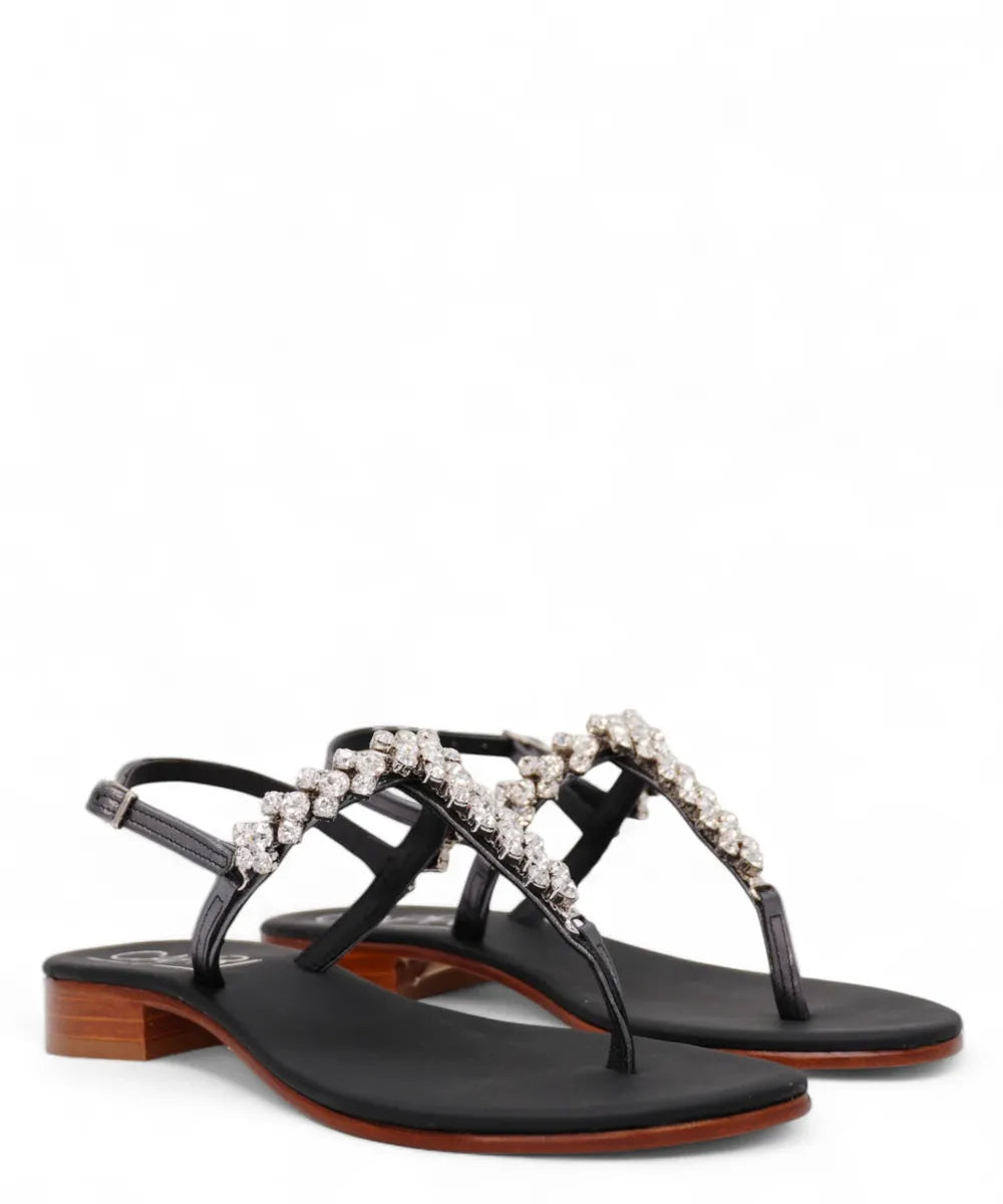 Sandalo Infradito Gioiello milleluci-Capri Vittorio Citro-Sandali-Vittorio Citro Boutique