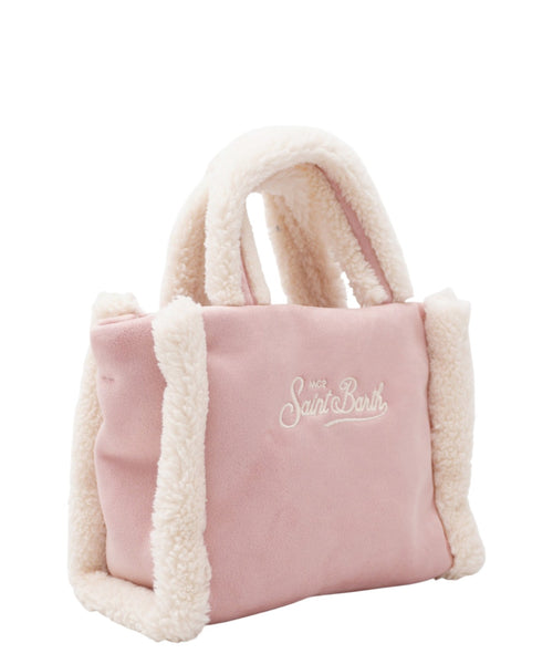 Colette-taske i uld-shearling