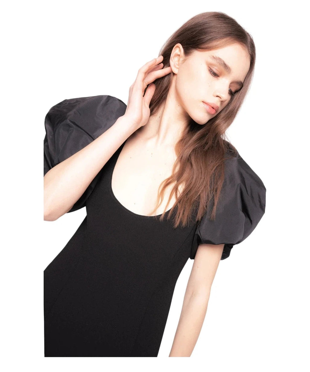Mini Abito Nespola con maniche a sbuffo-Pinko-Abiti-Vittorio Citro Boutique