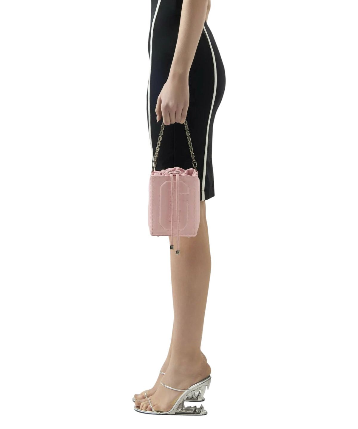 GCDS Borsa a Spalla Dice con Logo 3D