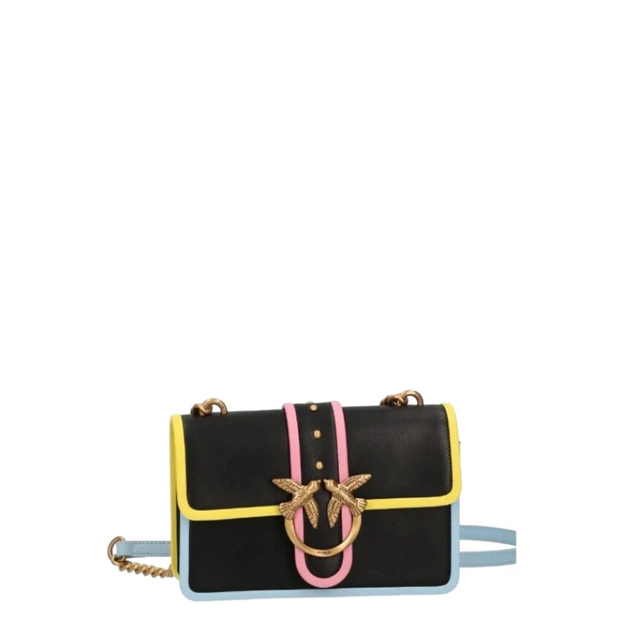 Mini Love Bag con profili multicolor-Pinko-Borse a spalla-Vittorio Citro Boutique