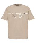 T-shirt in jersey heavy con ricamo logo a rilievo ASV-T-shirt-Emporio Armani-Vittorio Citro Boutique