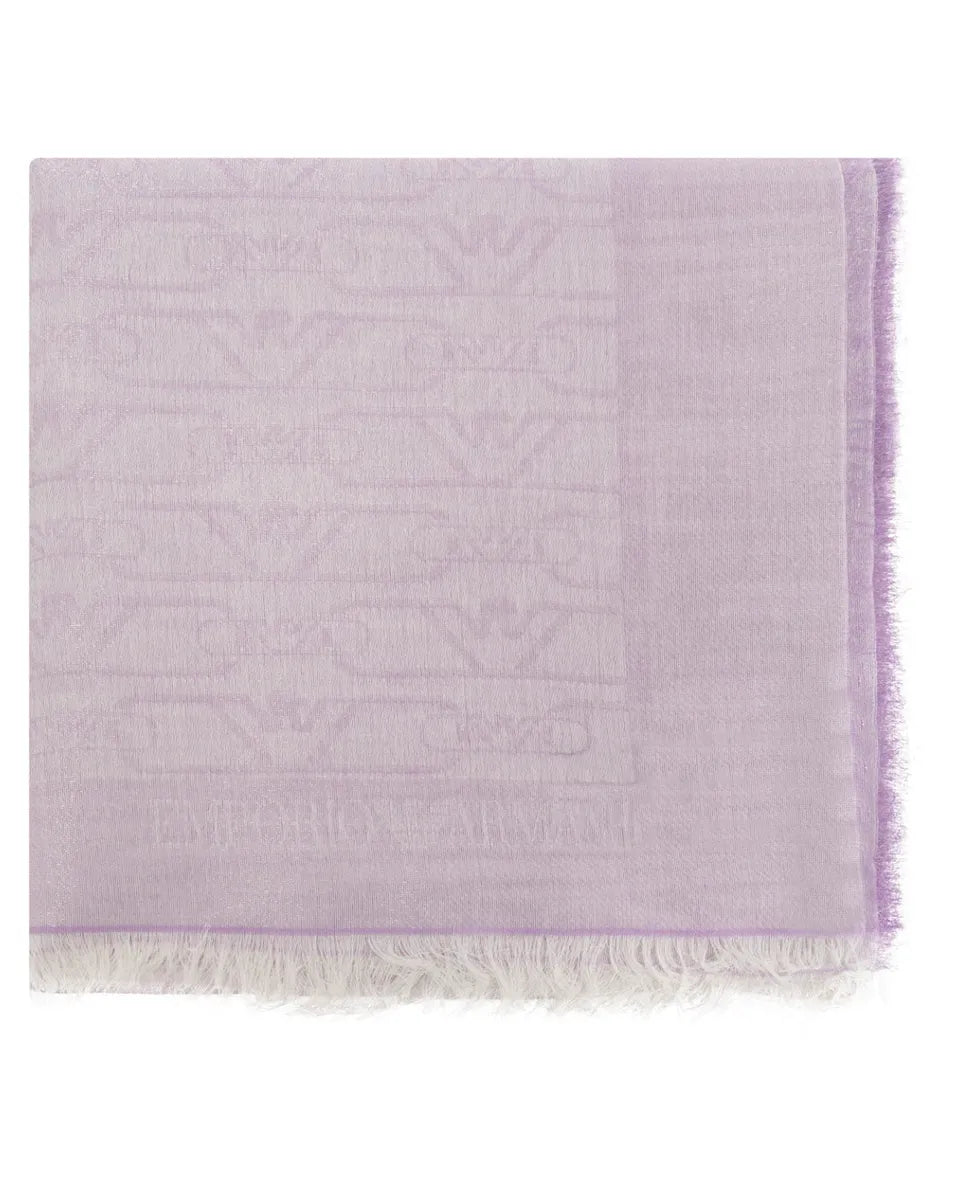 Sciarpa Emporio Armani con Filo di Lurex-Emporio Armani-Sciarpe & stole-Vittorio Citro Boutique