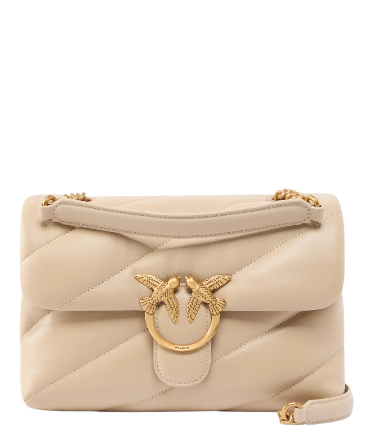Bolso mediano bandolera Love Bag Puff Maxi Quilt