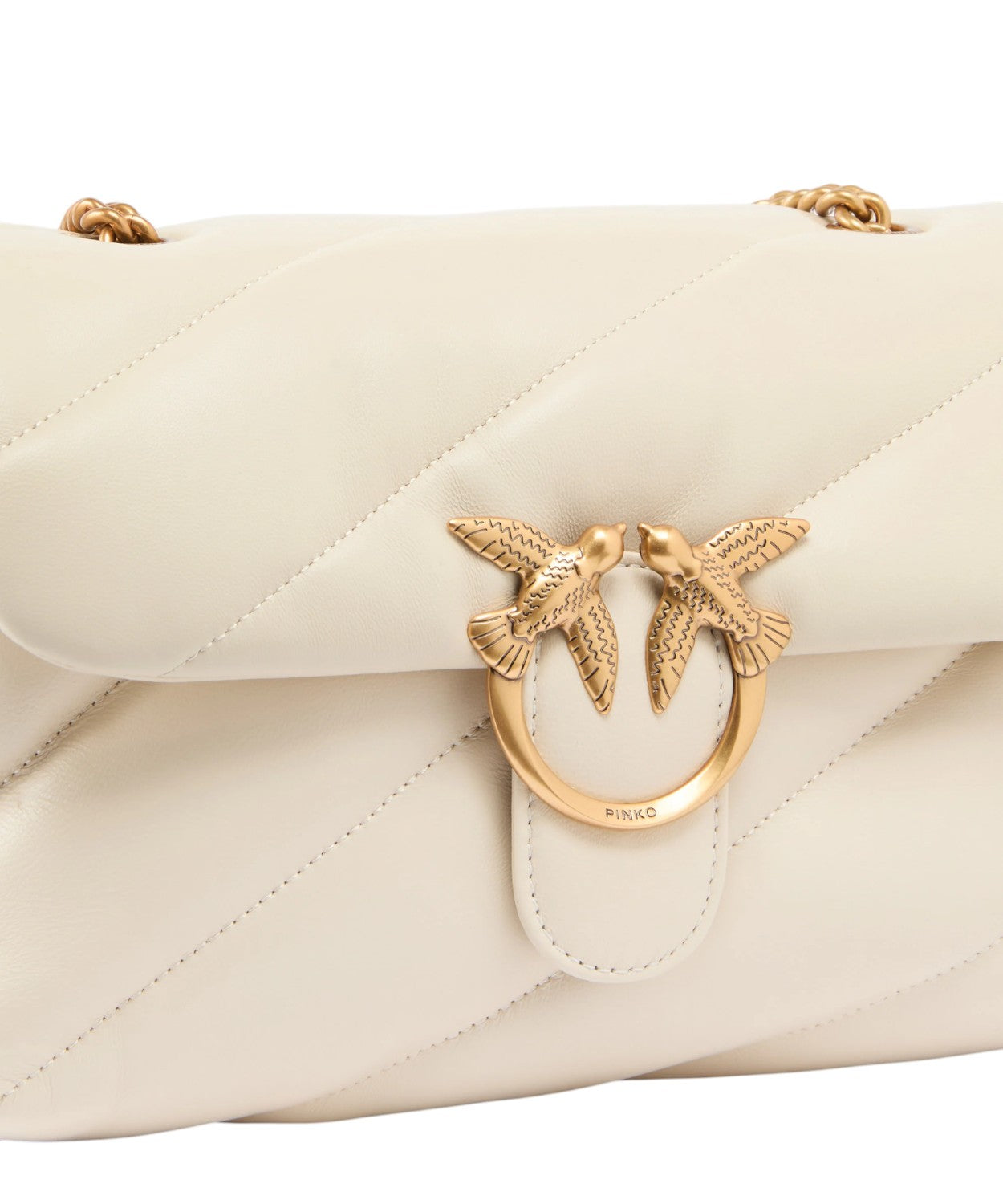 Bolso mediano bandolera Love Bag Puff Maxi Quilt