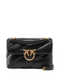 Love Bag Puff aus gestepptem Nappaleder mit Kette