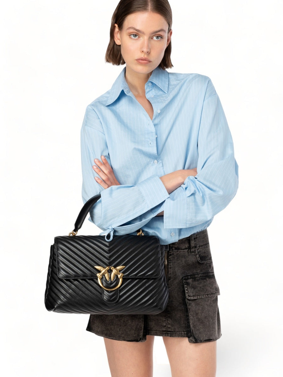 Love lady puff big classic chevron-Borse a spalla-Pinko-Vittorio Citro Boutique