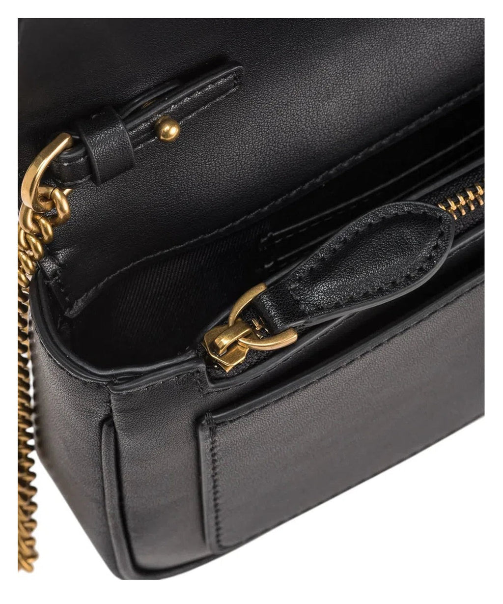 Pocket Love Bag One Simply con Tracolla a Catena-Pochette-Pinko-Vittorio Citro Boutique