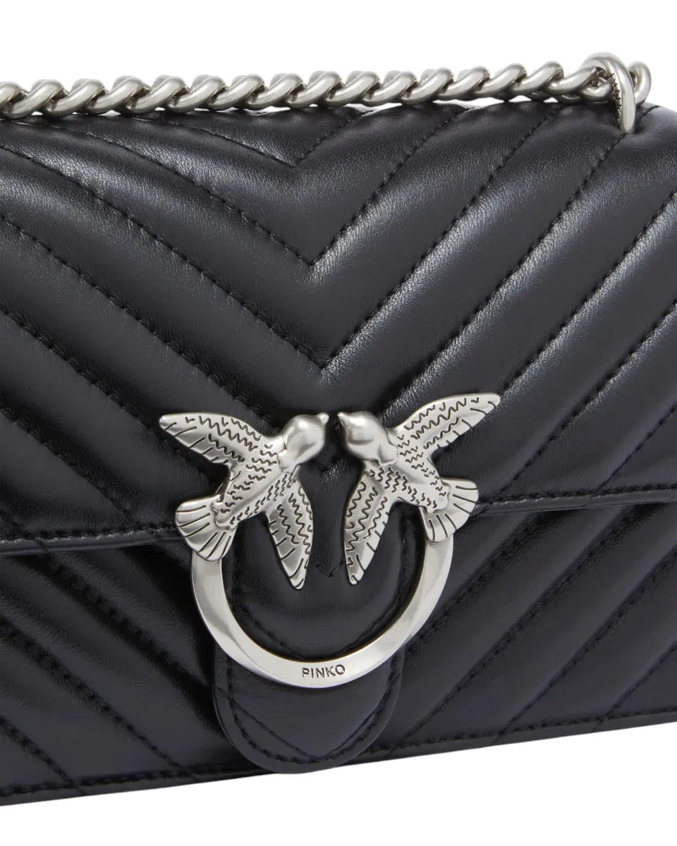 Mini love bag one chevron-Borse a spalla-Pinko-Vittorio Citro Boutique