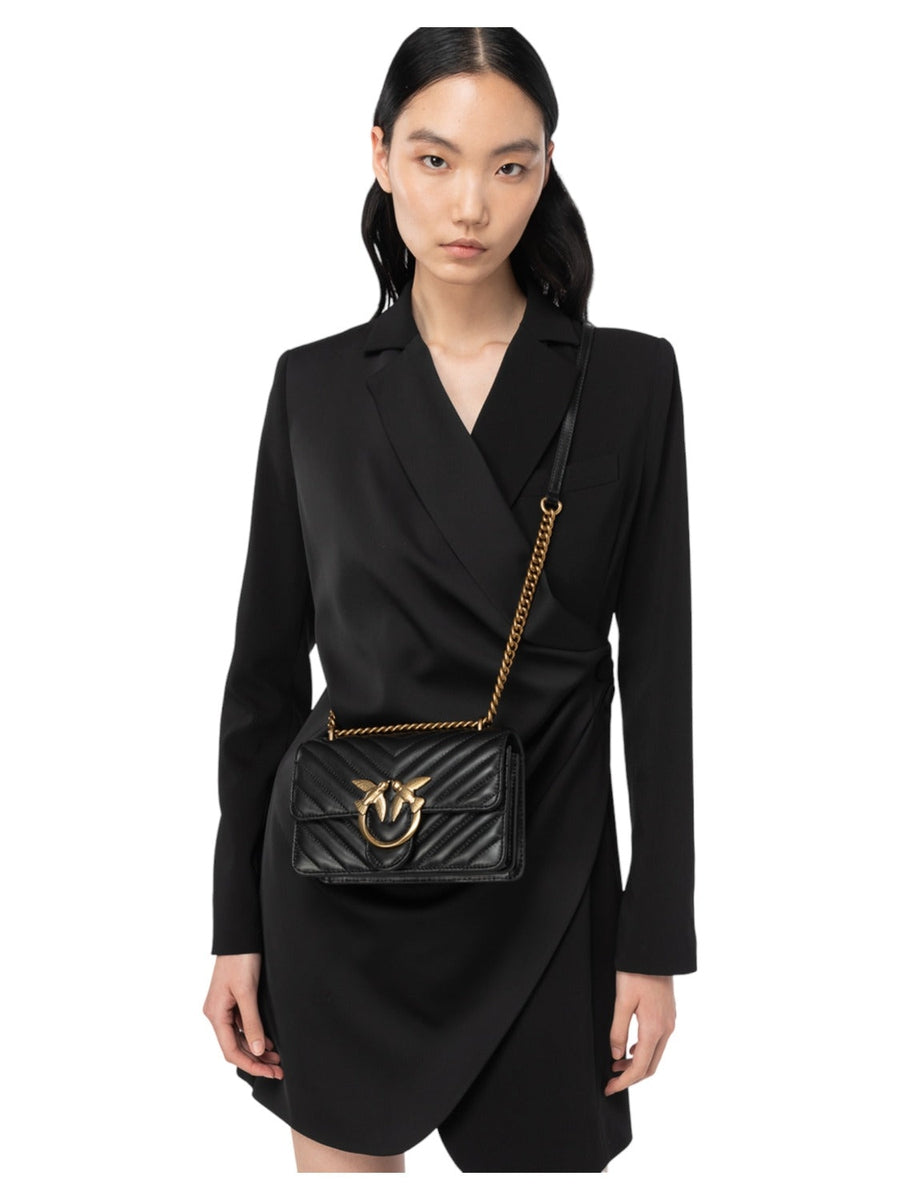 Mini love bag one chevron-Pinko-Borse a spalla-Vittorio Citro Boutique