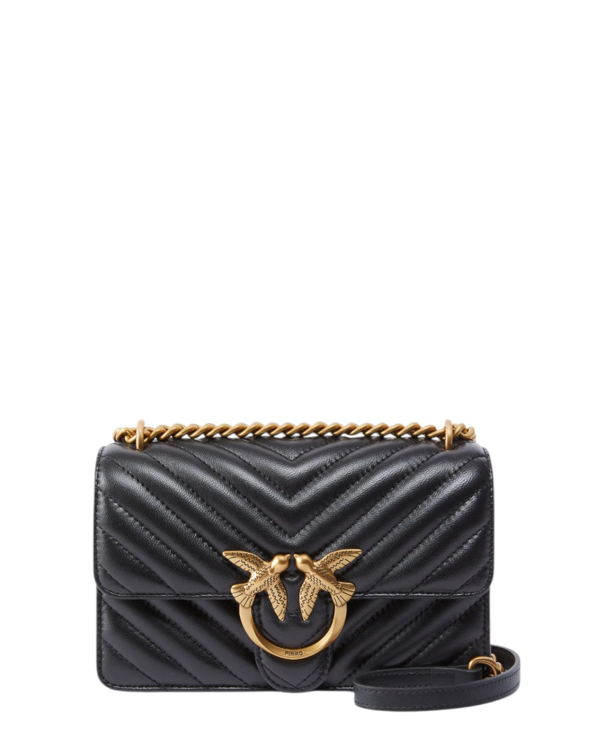 Mini Love Bag One Chevron in Nappa Trapuntata