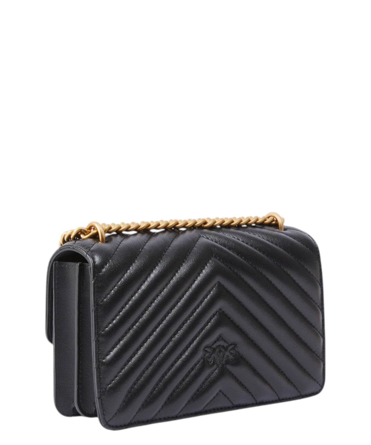 Borsa Pinko Love One Mini Chevron in nappa