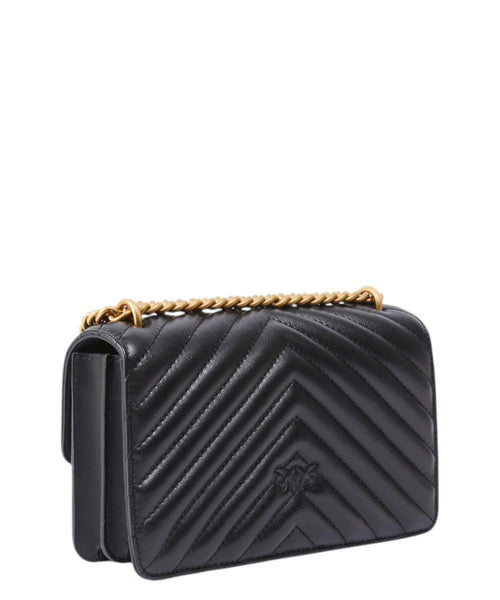 Borsa Pinko Love One Mini Chevron in nappa
