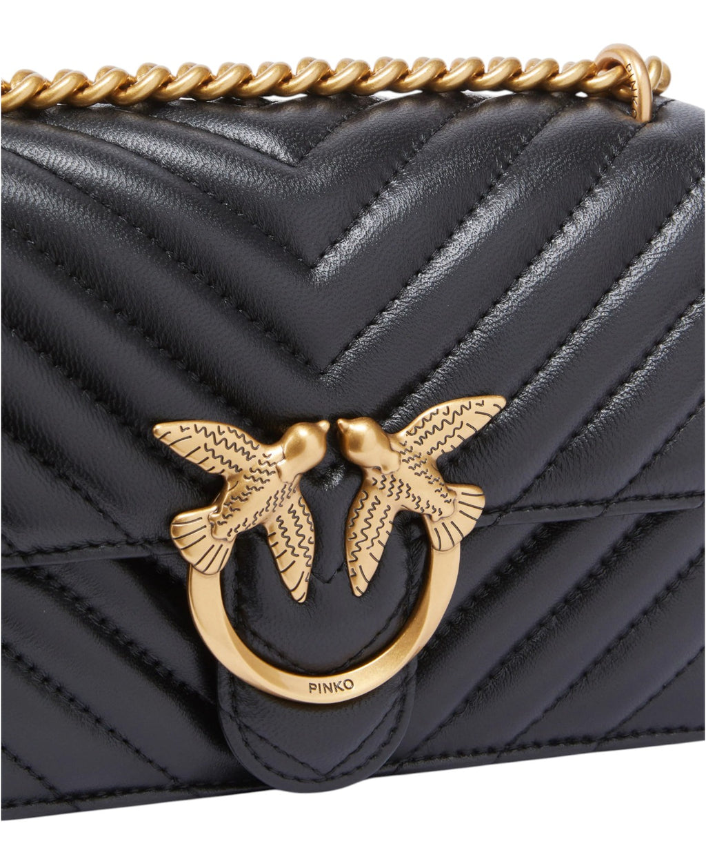 Mini Love Bag One Chevron in Nappa Trapuntata