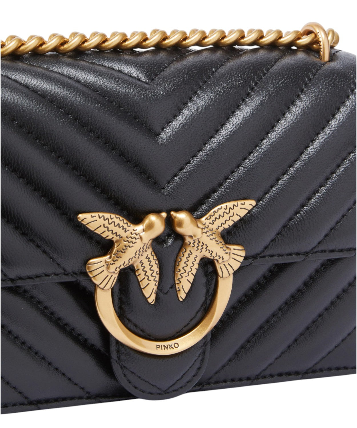 Mini Love Bag One Chevron in Nappa Trapuntata