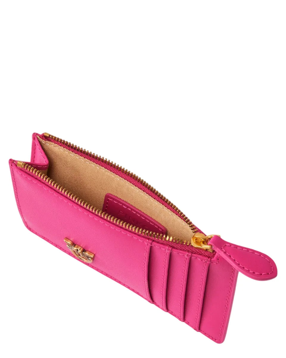 Portacarte airone con zip-Portafogli-Pinko-Vittorio Citro Boutique