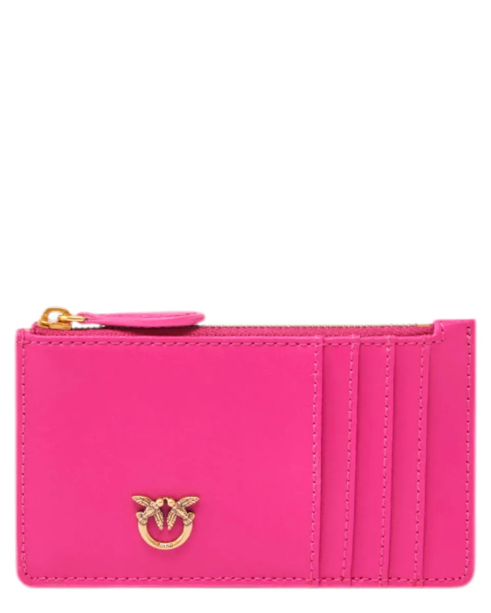 Portacarte airone con zip-Portafogli-Pinko-Vittorio Citro Boutique